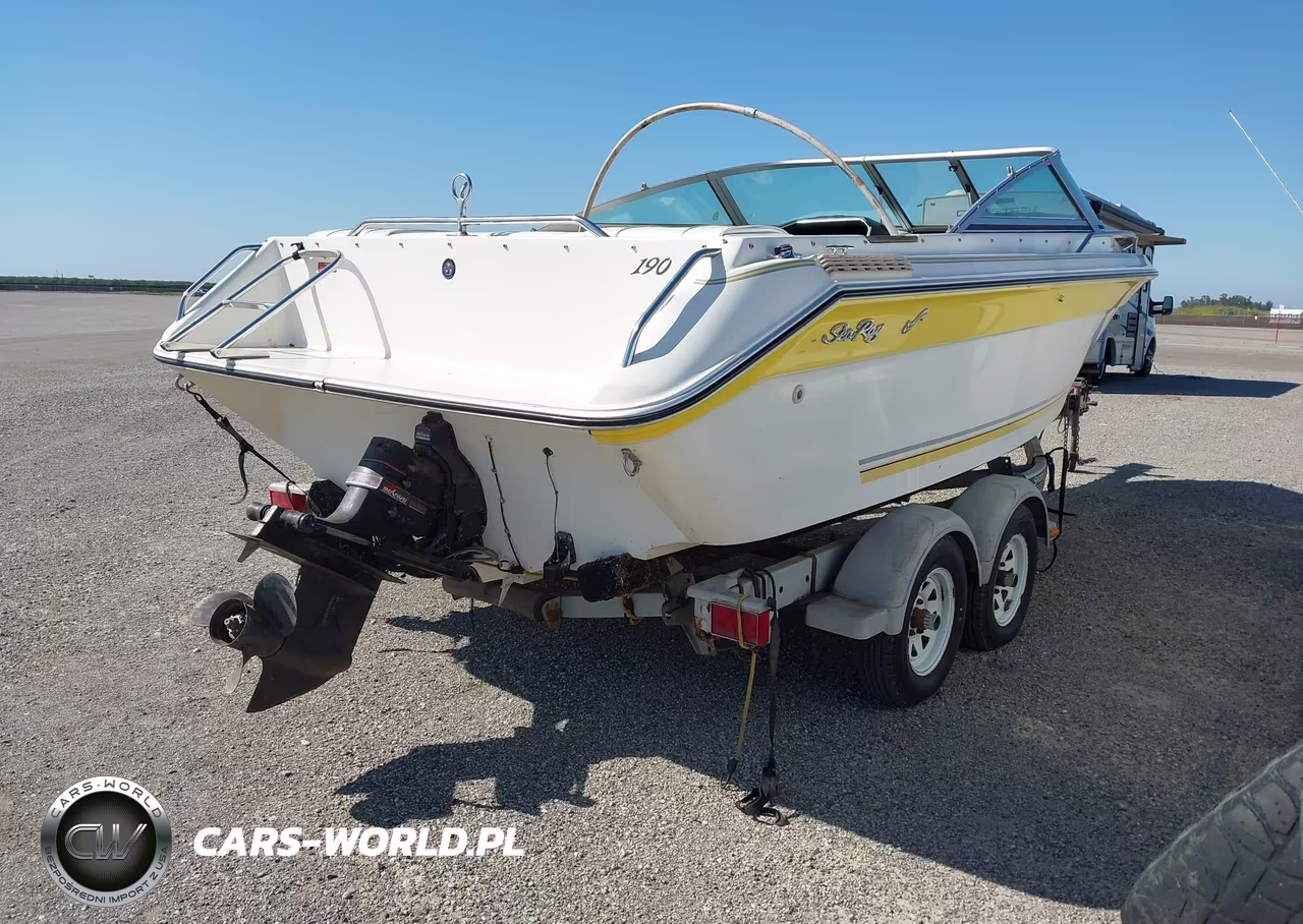 1990 Sea Ray 20 Motor Boat W-Tra VIN:SERV73480990190BR - 4