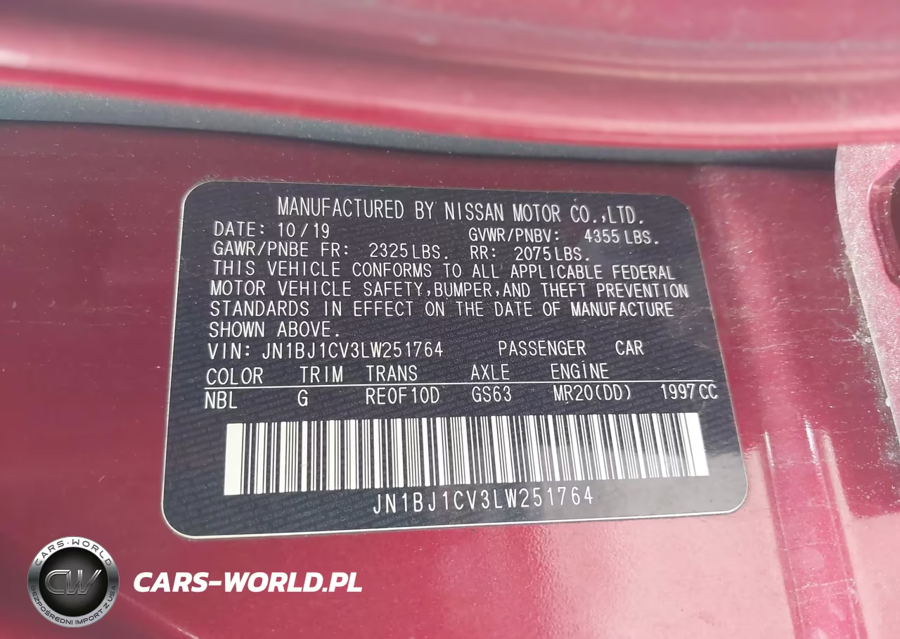 2020 Nissan Rogue Sport Sv Fwd Xtronic Cvt VIN:JN1BJ1CV3LW251764 - 9