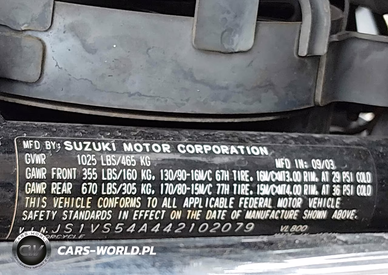 2004 Suzuki Vl800 VIN:JS1VS54A442102079 - 10