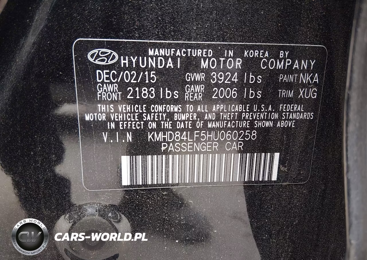 2017 Hyundai Elantra Se VIN:KMHD84LF5HU060258 - 9