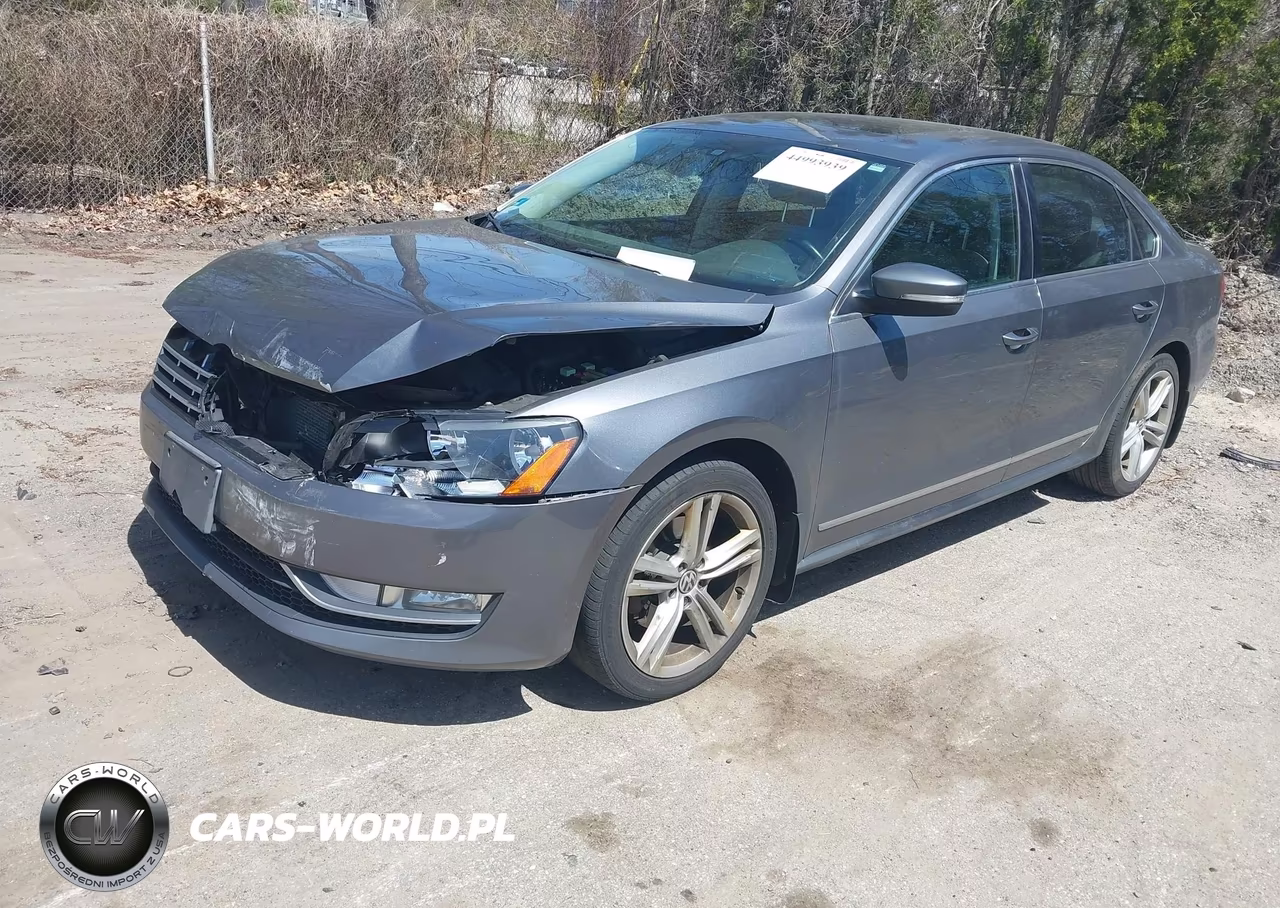 2013 Volkswagen Passat 2.0L Tdi Sel Premium VIN:1VWCN7A30DC137344 - 2