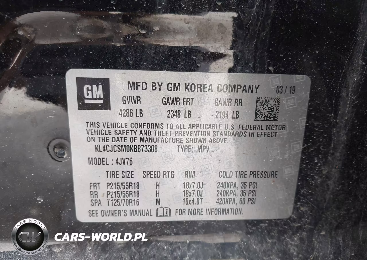 2019 Buick Encore Fwd Essence VIN:KL4CJCSM0KB873308 - 9