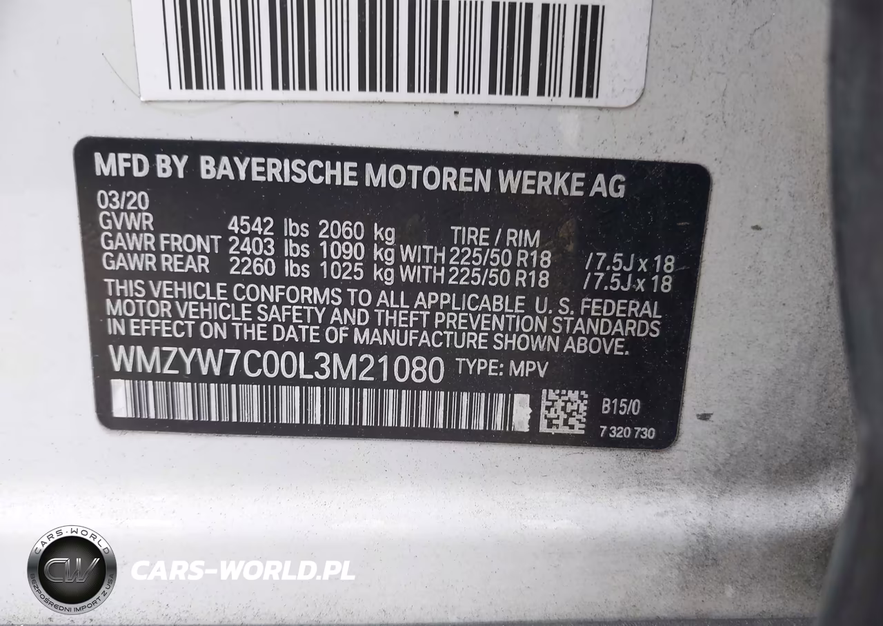 2020 Mini Countryman Cooper S VIN:WMZYW7C00L3M21080 - 9