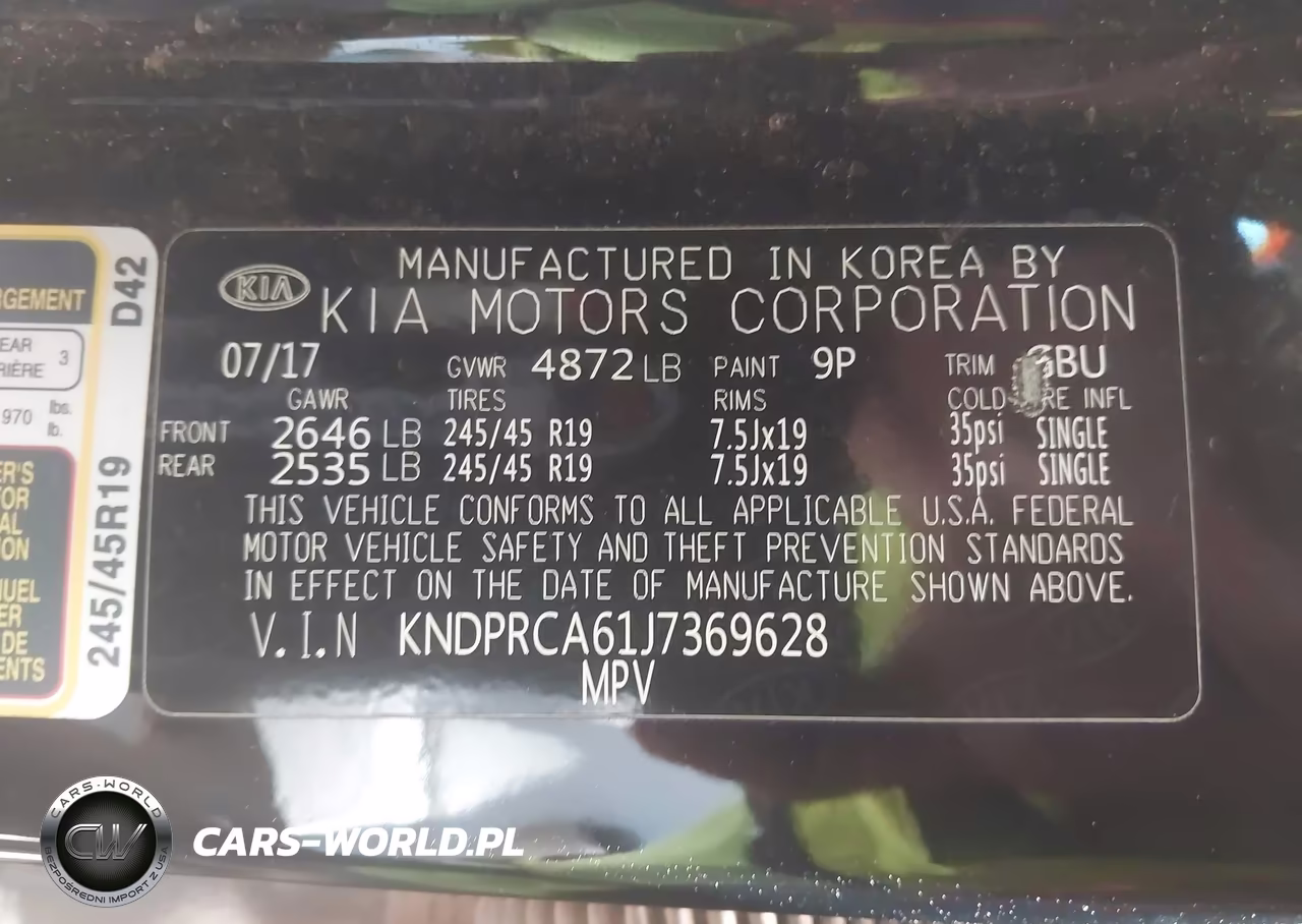 2018 Kia Sportage Sx Turbo VIN:KNDPRCA61J7369628 - 9