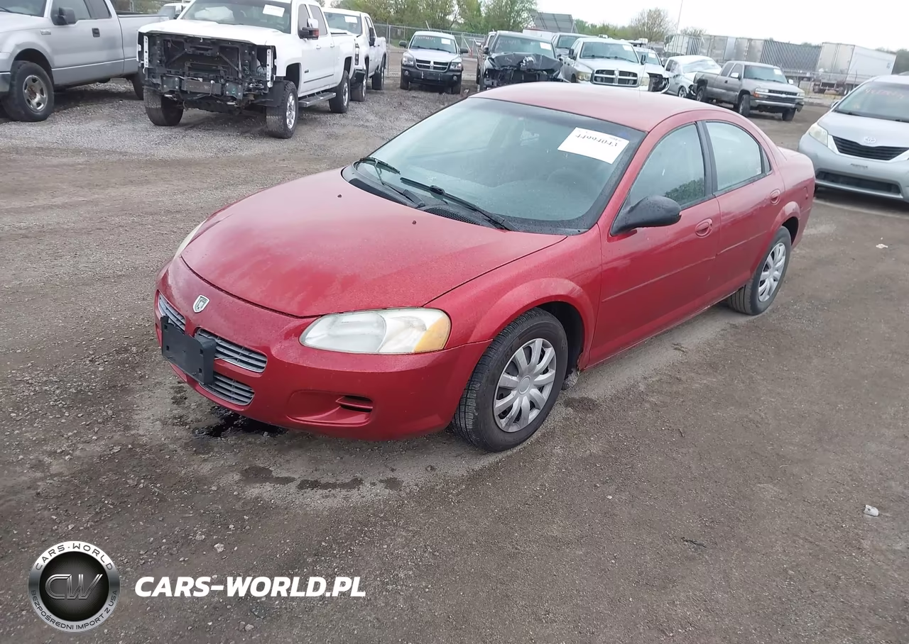 2002 Dodge Stratus Se VIN:1B3EL36X22N126905 - 2