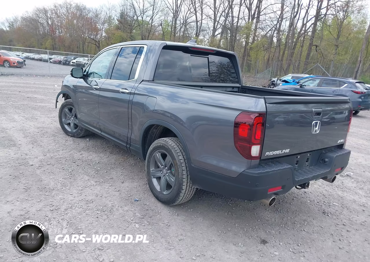 2022 Honda Ridgeline Rtl-E VIN:5FPYK3F79NB026244 - 3