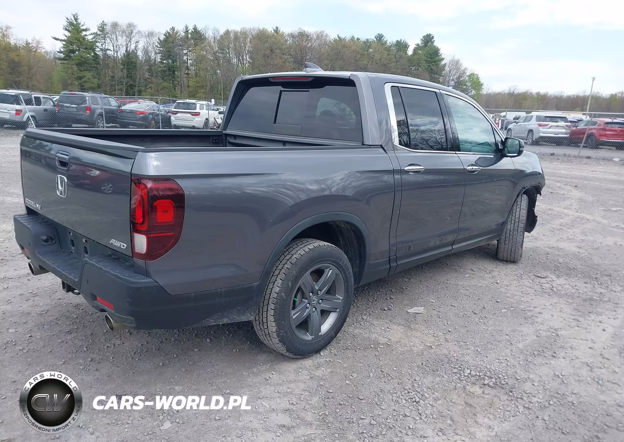 2022 Honda Ridgeline Rtl-E VIN:5FPYK3F79NB026244 - 4