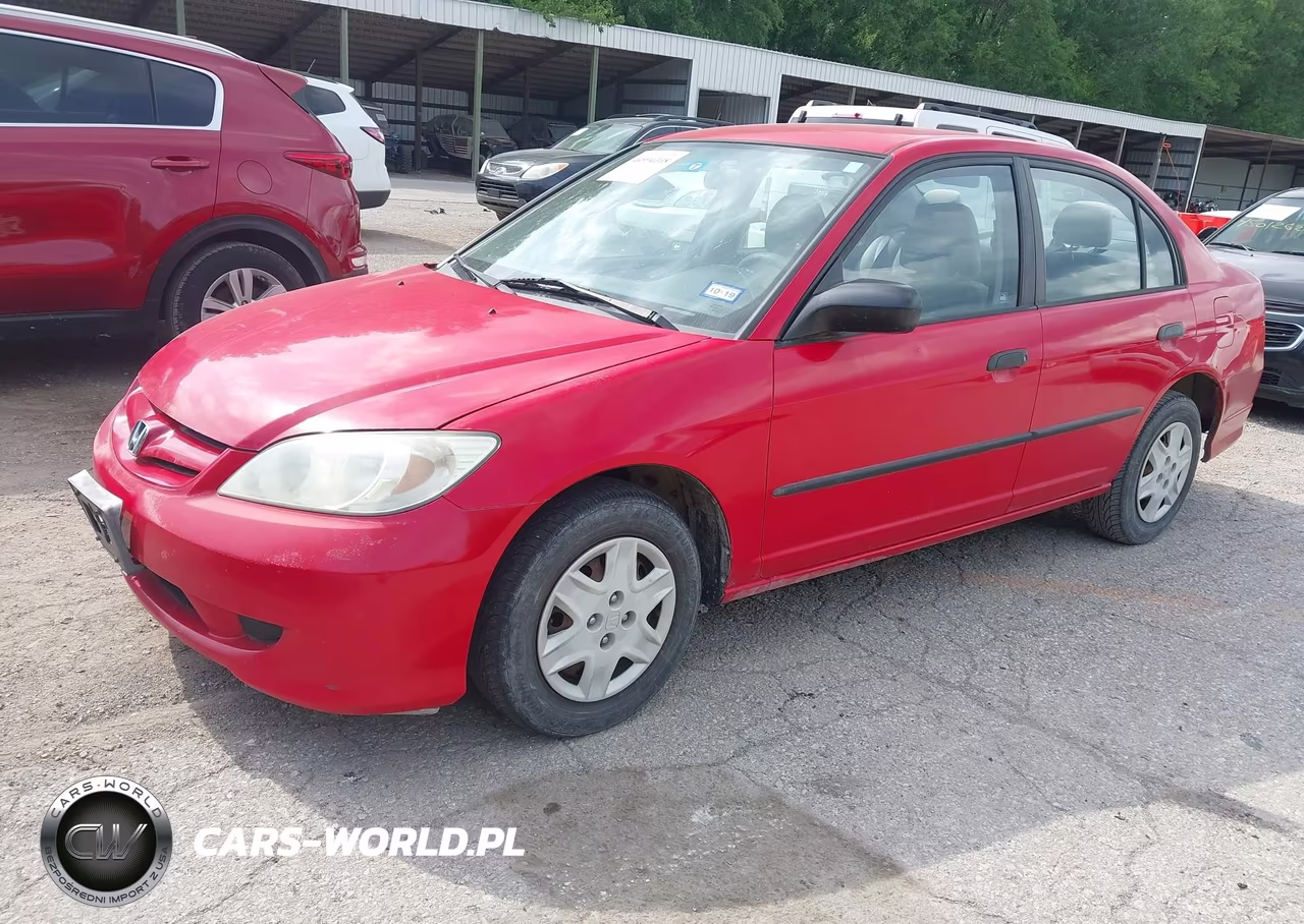 2005 Honda Civic Vp VIN:1HGES16375L001872 - 2