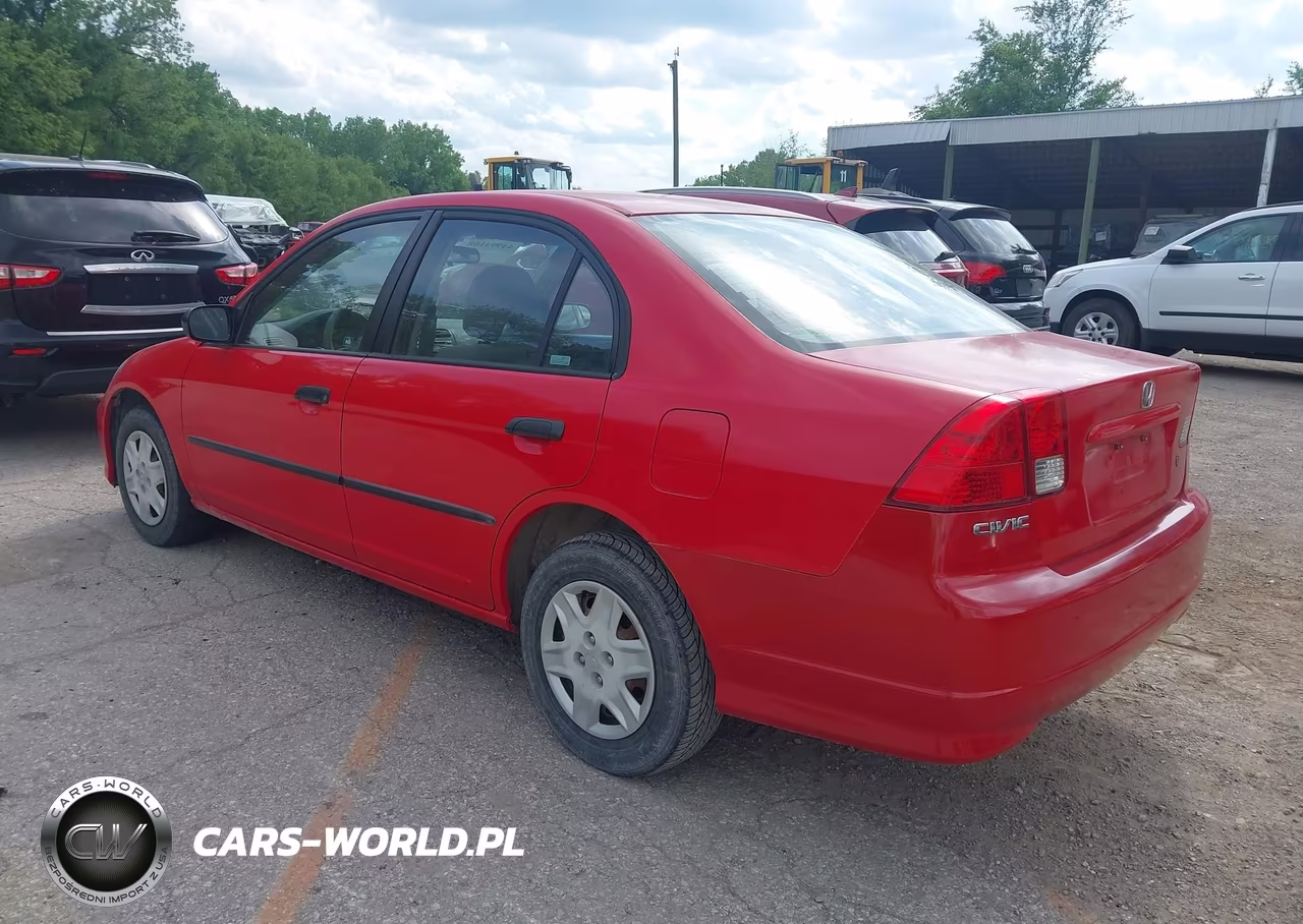 2005 Honda Civic Vp VIN:1HGES16375L001872 - 3