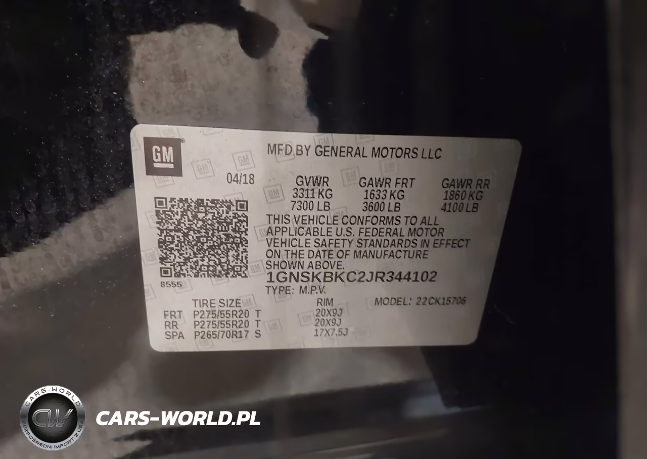 2018 Chevrolet Tahoe Lt VIN:1GNSKBKC2JR344102 - 9