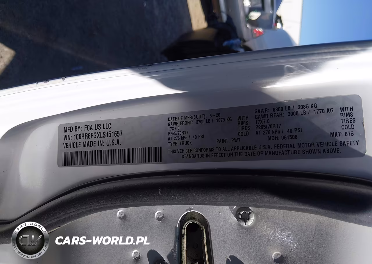 2020 Ram 1500 Classic Tradesman 4X2 6'4 Box VIN:1C6RR6FGXLS151657 - 9