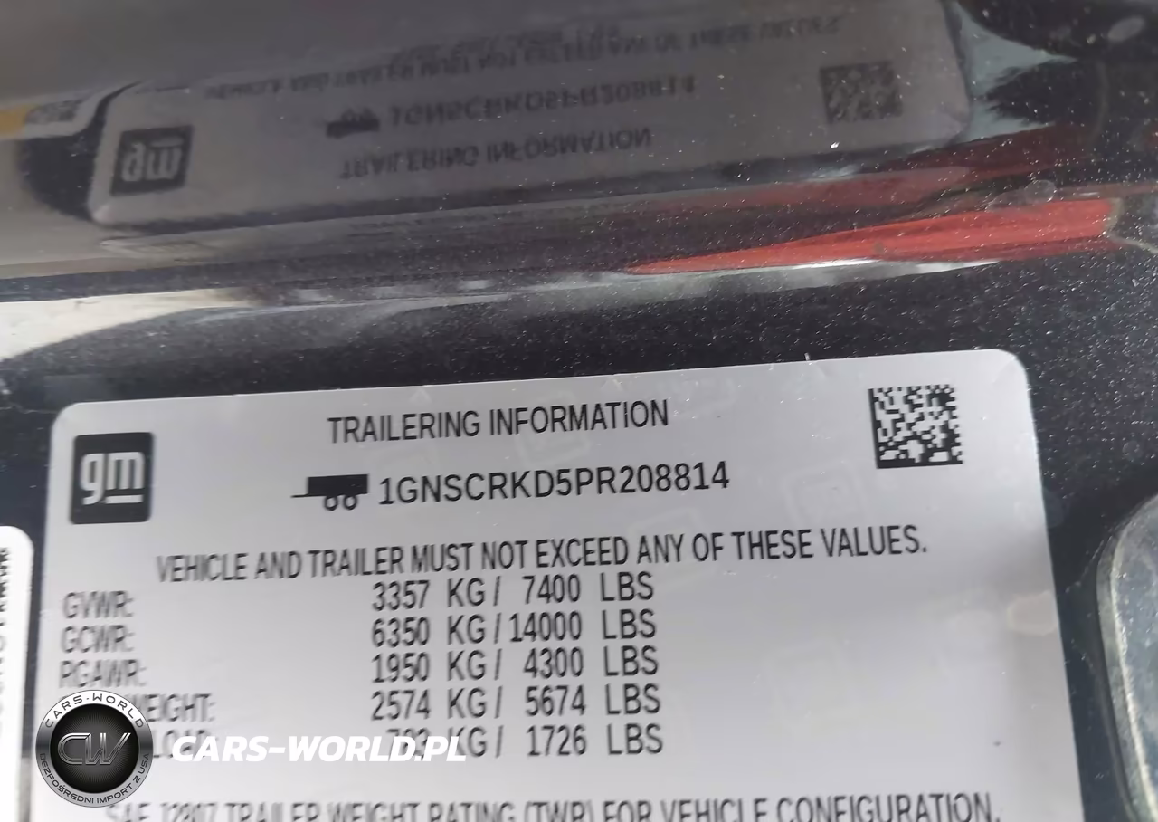 2023 Chevrolet Tahoe 2Wd Rst VIN:1GNSCRKD5PR208814 - 9