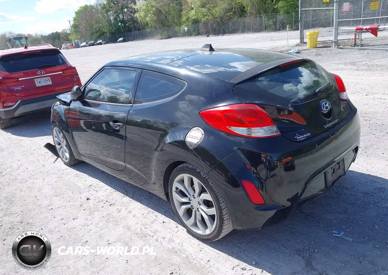 2013 Hyundai Veloster Base W-Gray VIN:KMHTC6AD6DU139326 - 3