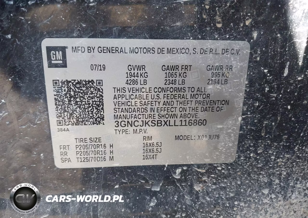 2020 Chevrolet Trax Fwd Ls VIN:3GNCJKSBXLL116860 - 9