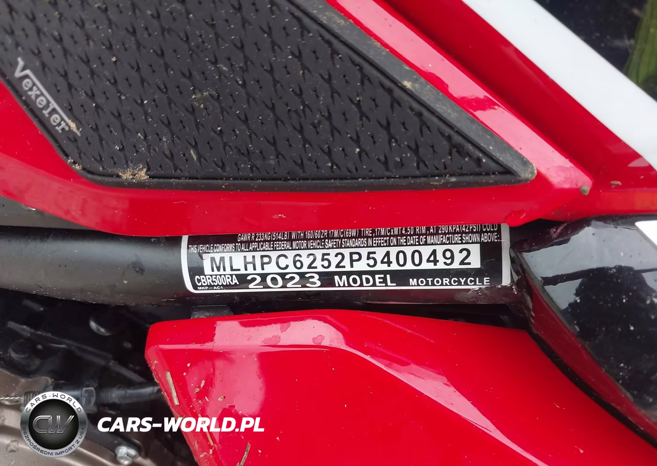 2023 Honda Cbr500 Ra VIN:MLHPC6252P5400492 - 10