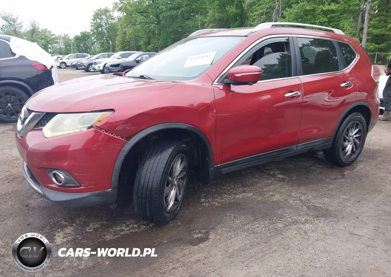 2015 Nissan Rogue Sl VIN:5N1AT2MV0FC847777 - 2