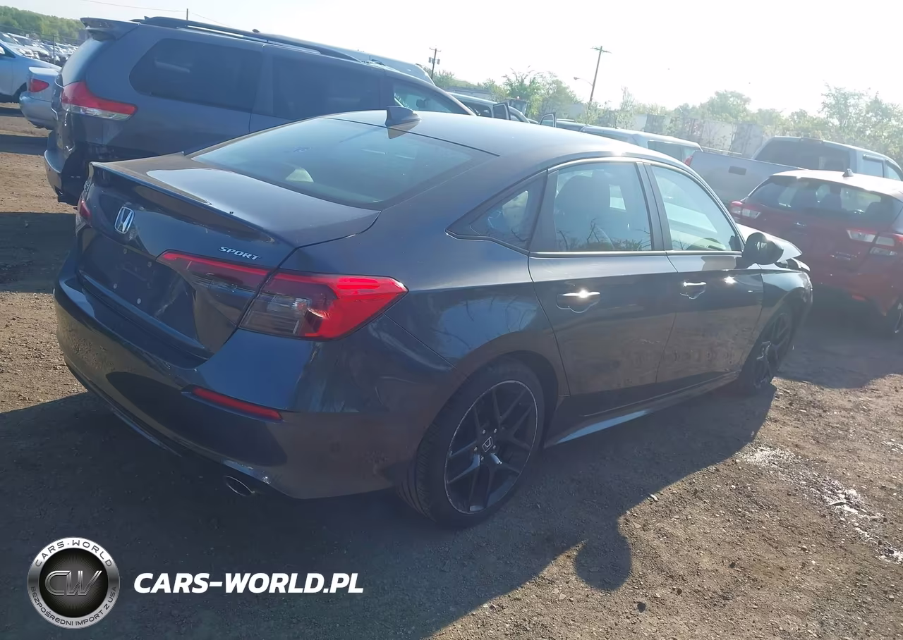 2022 Honda Civic Sport VIN:2HGFE2F51NH553576 - 4
