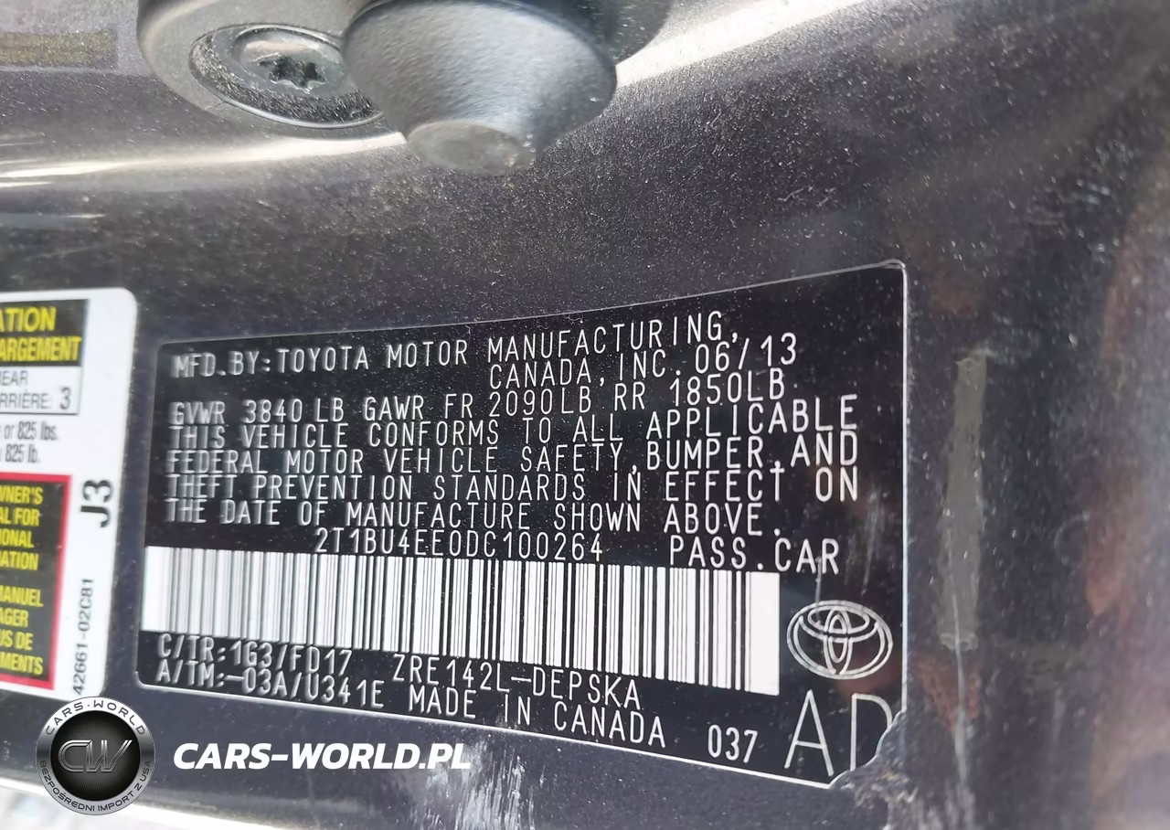 2013 Toyota Corolla S VIN:2T1BU4EE0DC100264 - 9