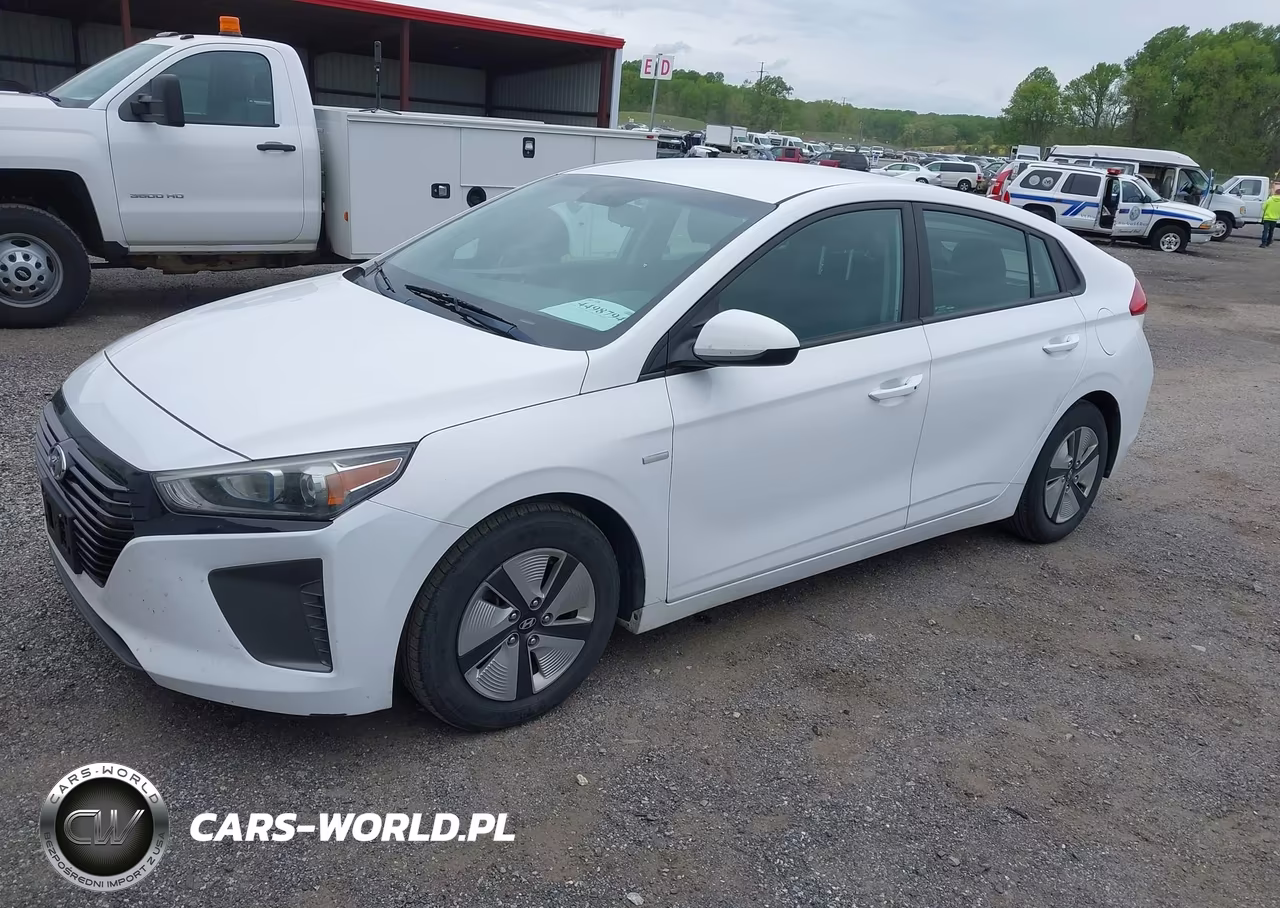 2018 Hyundai Ioniq Hybrid Blue VIN:KMHC65LC6JU076214 - 2