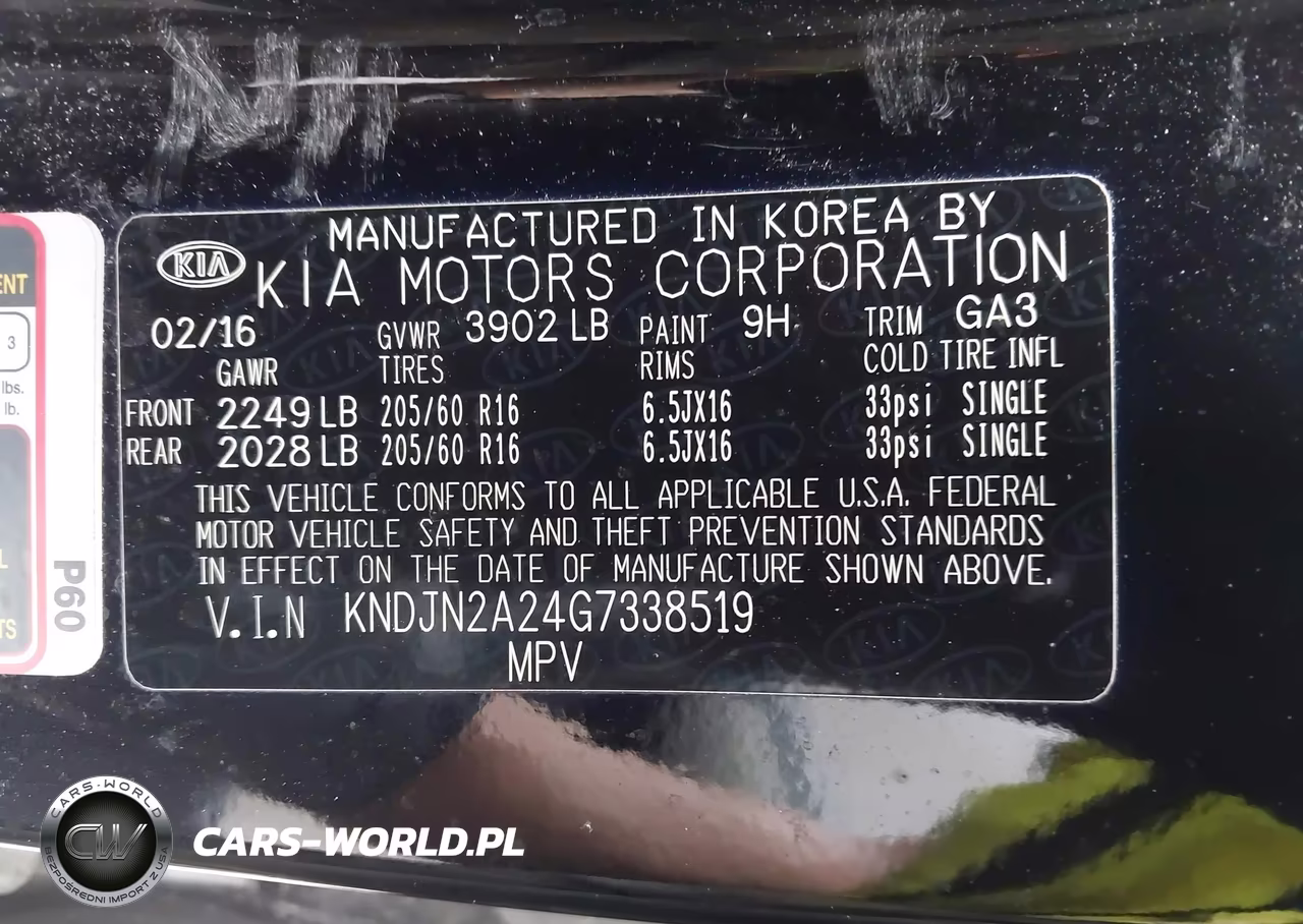 2016 Kia Soul VIN:KNDJN2A24G7338519 - 9