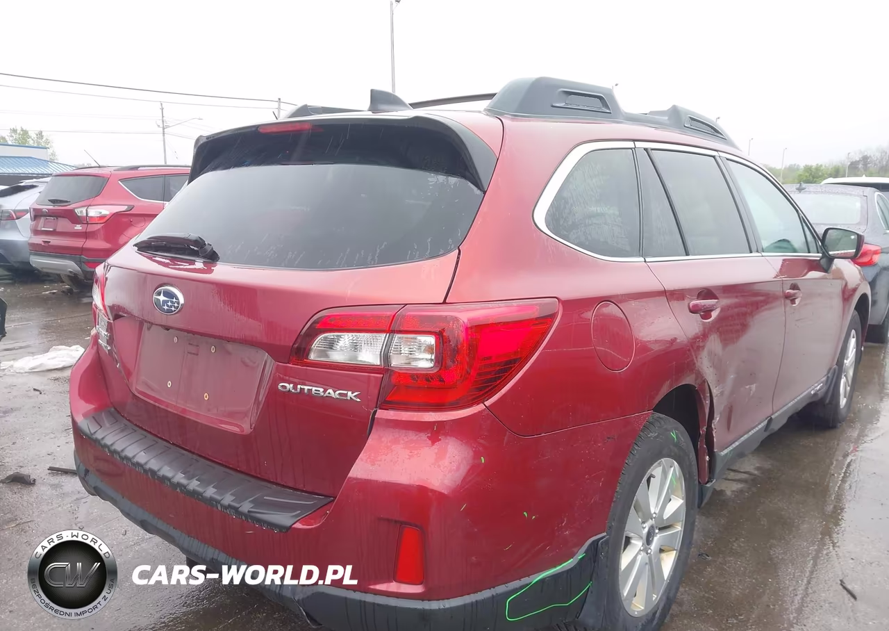 2016 Subaru Outback 2.5I Premium VIN:4S4BSBDC1G3240567 - 4
