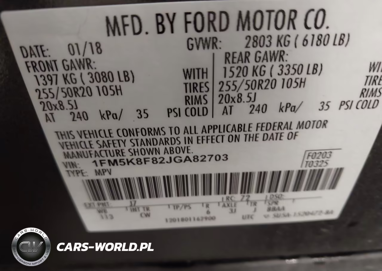 2018 Ford Explorer Limited VIN:1FM5K8F82JGA82703 - 9