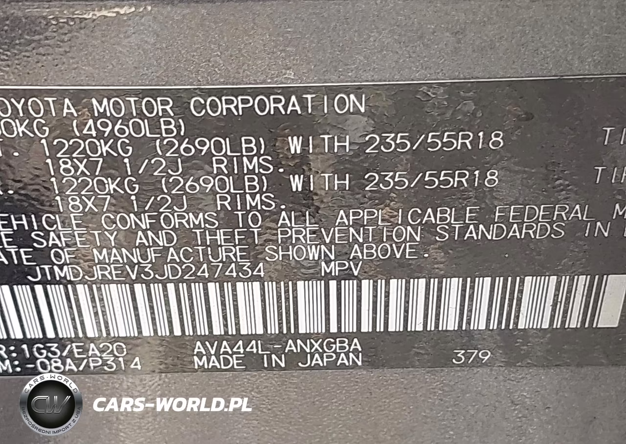 2018 Toyota Rav4 Hybrid Limited VIN:JTMDJREV3JD247434 - 9