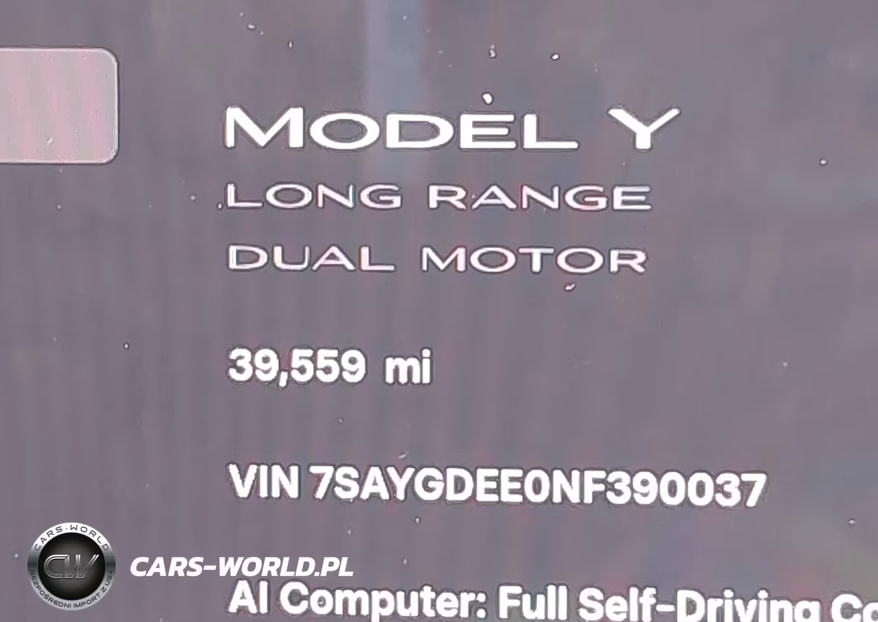 2022 Tesla Model Y Long Range Dual Motor All-Wheel Drive VIN:7SAYGDEE0NF390037 - 14