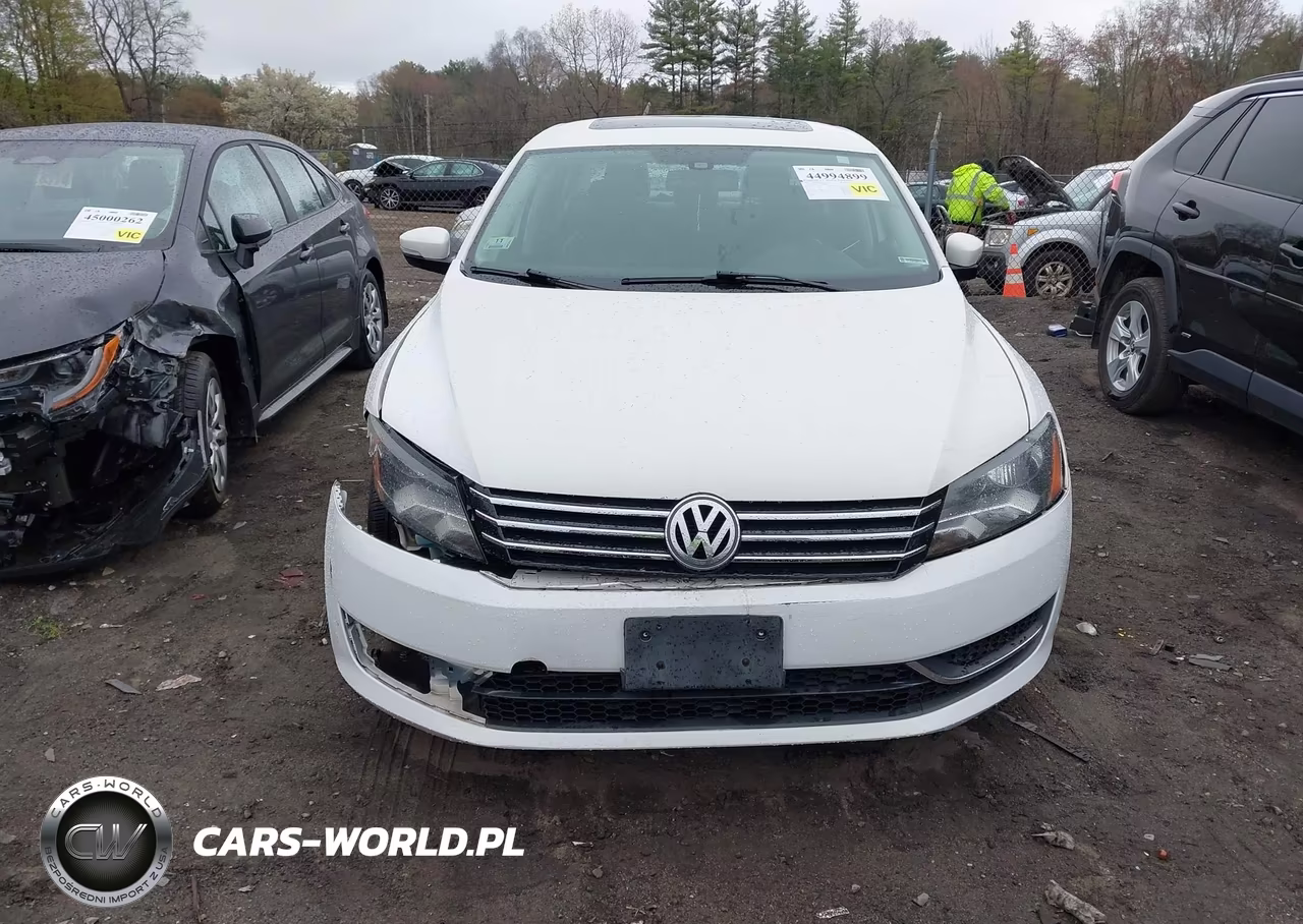 2013 Volkswagen Passat 2.5L Se VIN:1VWBP7A33DC001957 - 12