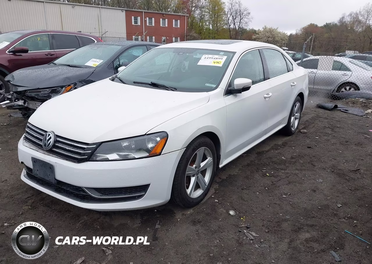 2013 Volkswagen Passat 2.5L Se VIN:1VWBP7A33DC001957 - 2