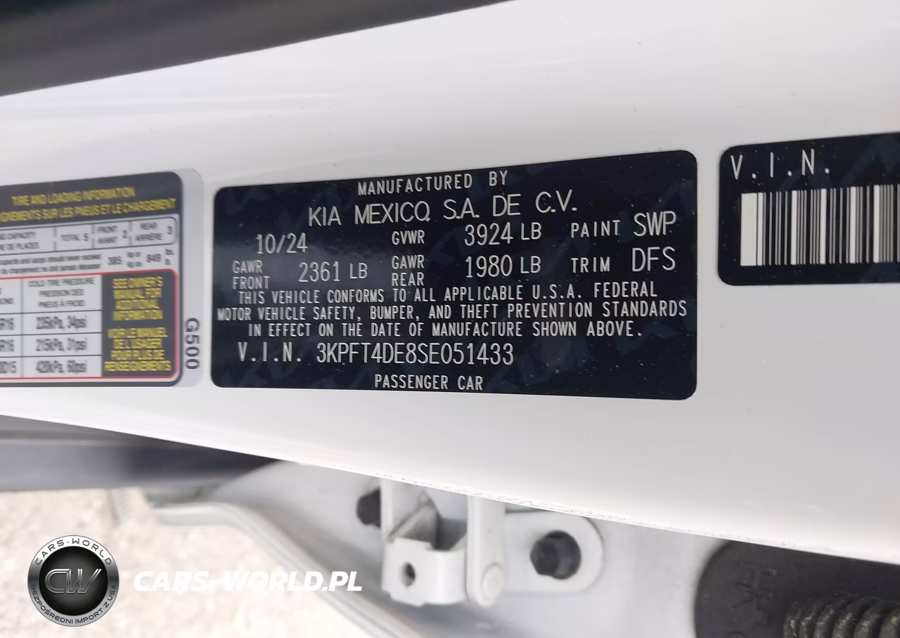2025 Kia K4 Lxs VIN:3KPFT4DE8SE051433 - 9