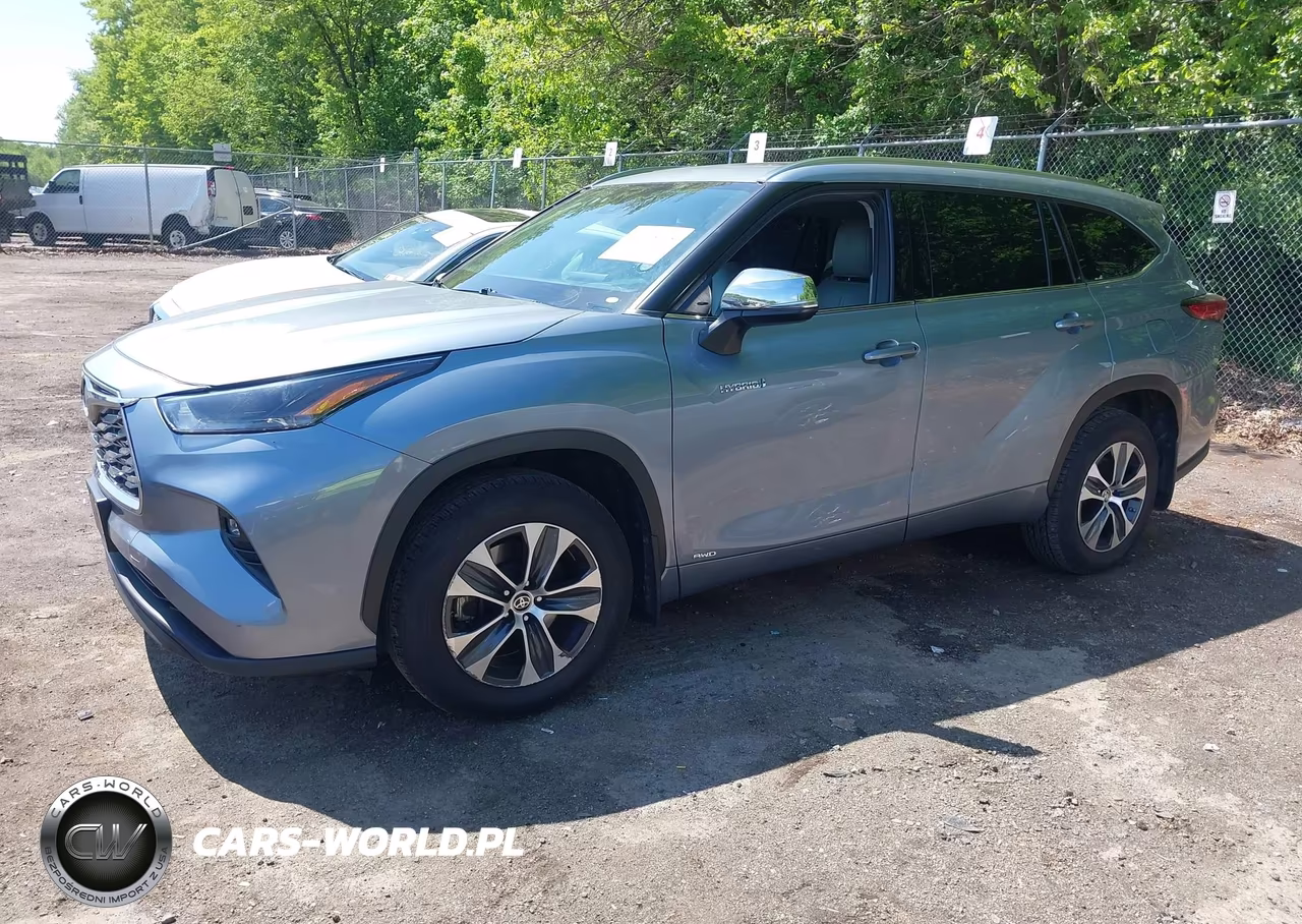 2021 Toyota Highlander Hybrid Xle VIN:5TDGBRCH3MS039490 - 2