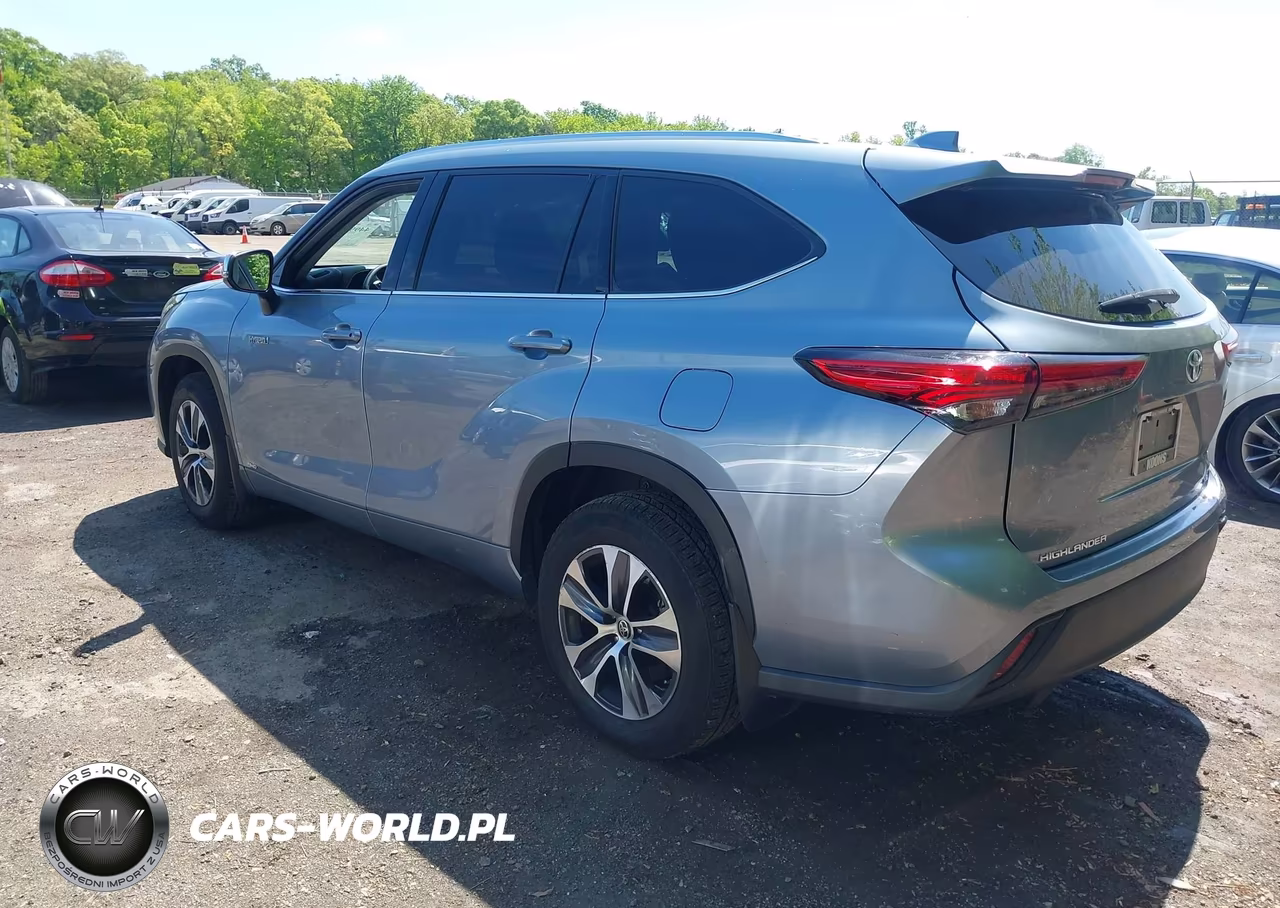2021 Toyota Highlander Hybrid Xle VIN:5TDGBRCH3MS039490 - 3