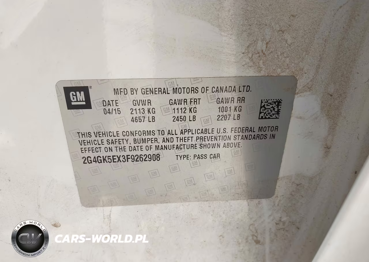 2015 Buick Regal Turbo VIN:2G4GK5EX3F9262908 - 9