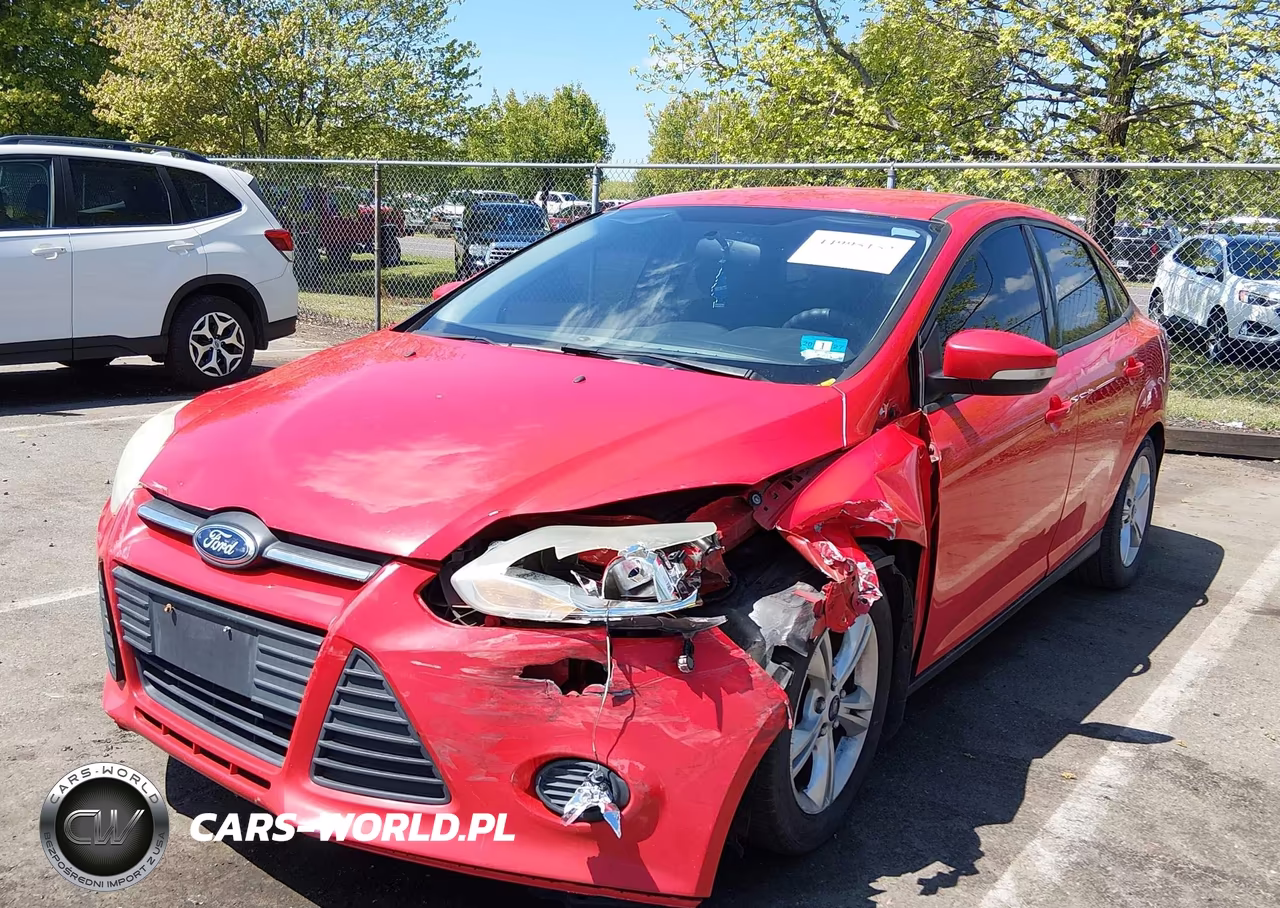 2014 Ford Focus Se VIN:1FADP3F2XEL322101 - 2