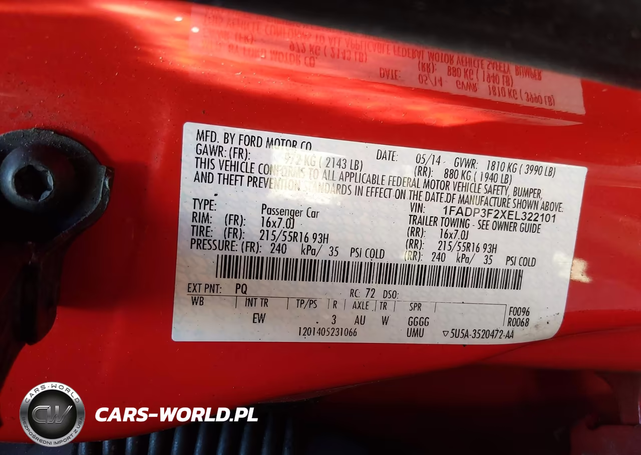 2014 Ford Focus Se VIN:1FADP3F2XEL322101 - 9