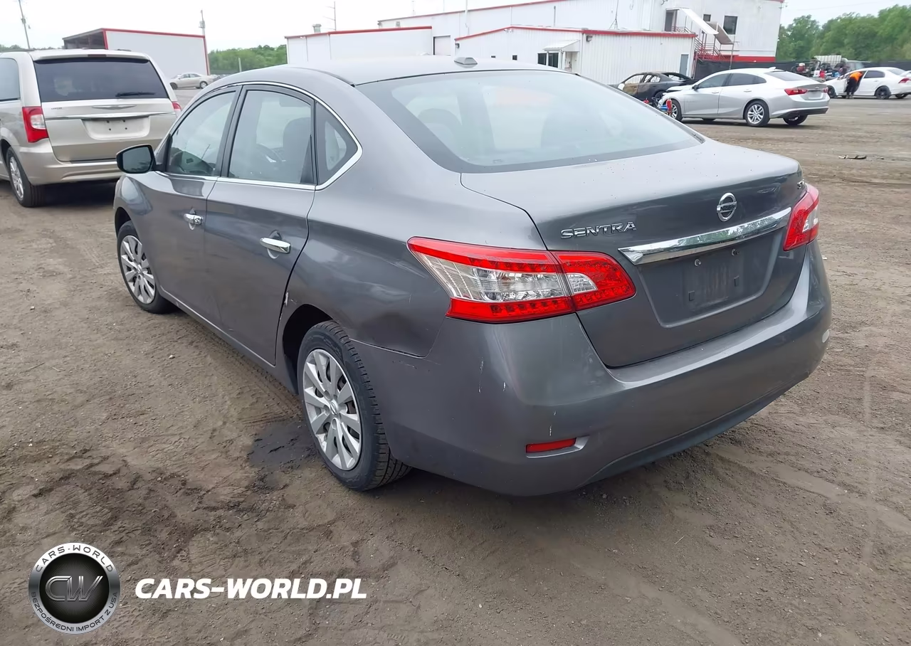 2015 Nissan Sentra Sv VIN:3N1AB7AP9FY303816 - 3
