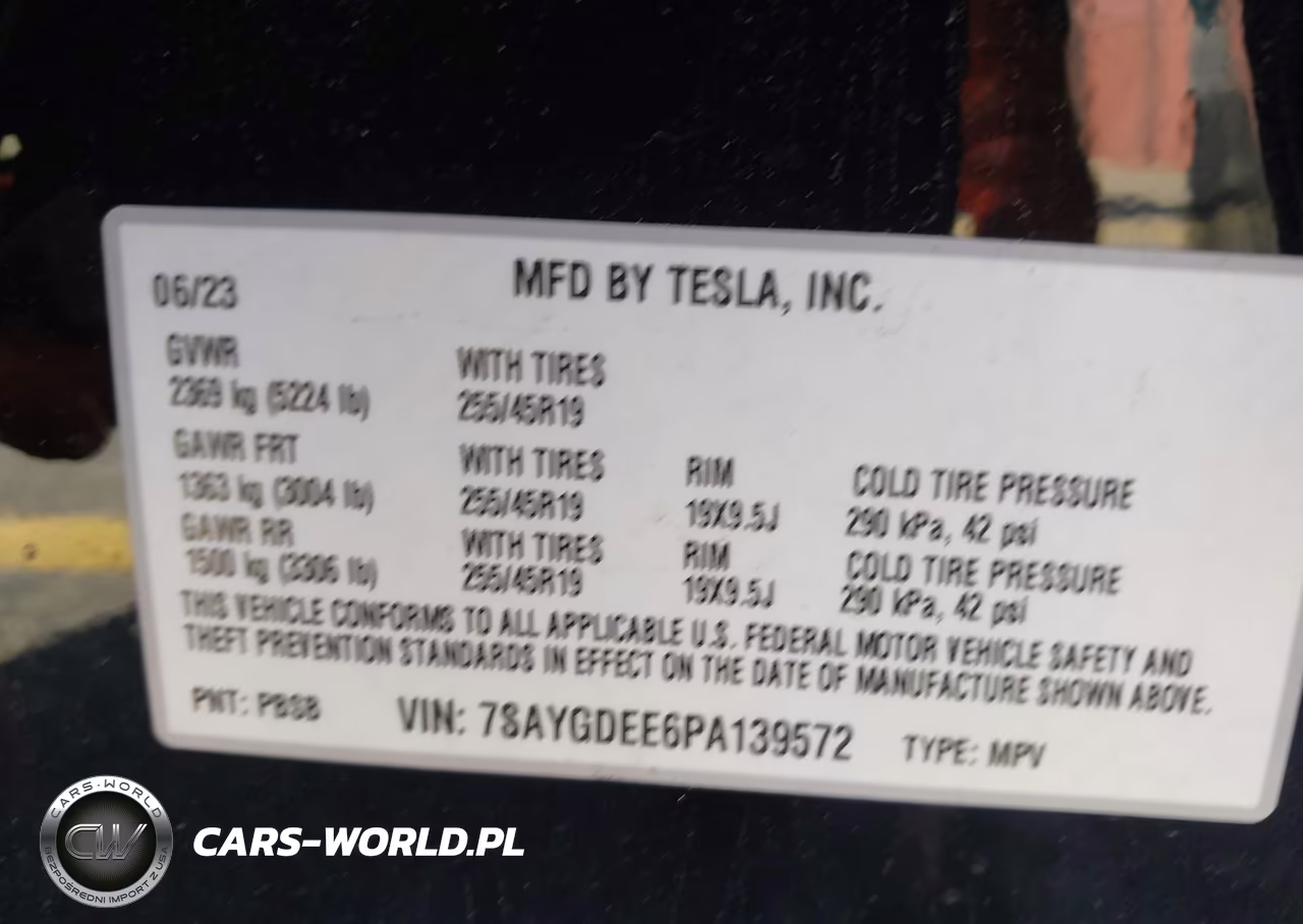 2023 Tesla Model Y Awd-Long Range Dual Motor All-Wheel Drive VIN:7SAYGDEE6PA139572 - 9