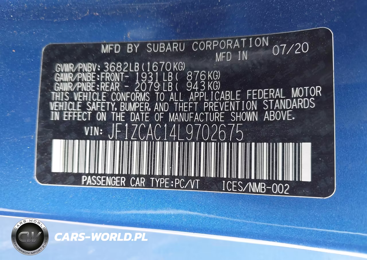 2020 Subaru Brz Limited VIN:JF1ZCAC14L9702675 - 9