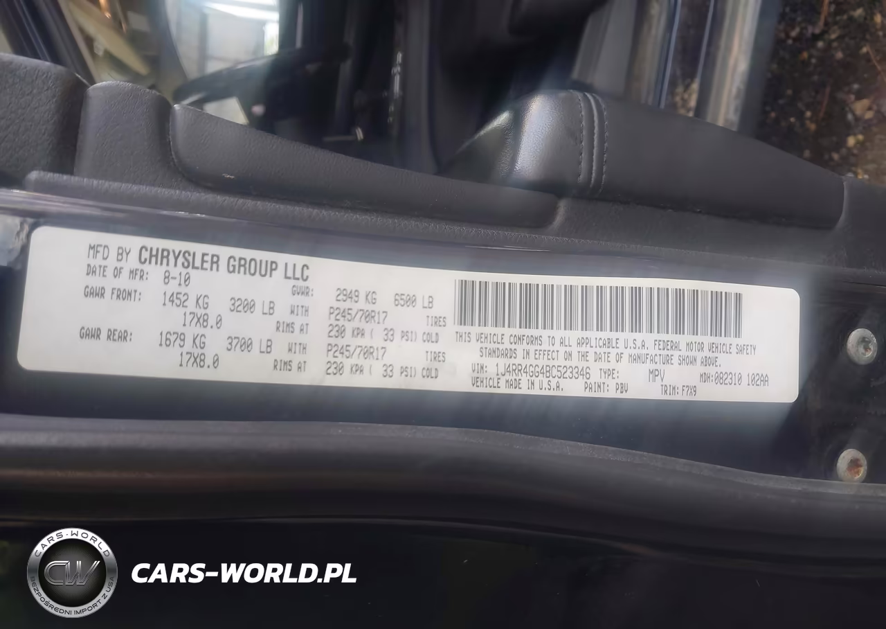 2011 Jeep Grand Cherokee Laredo VIN:1J4RR4GG4BC523346 - 8