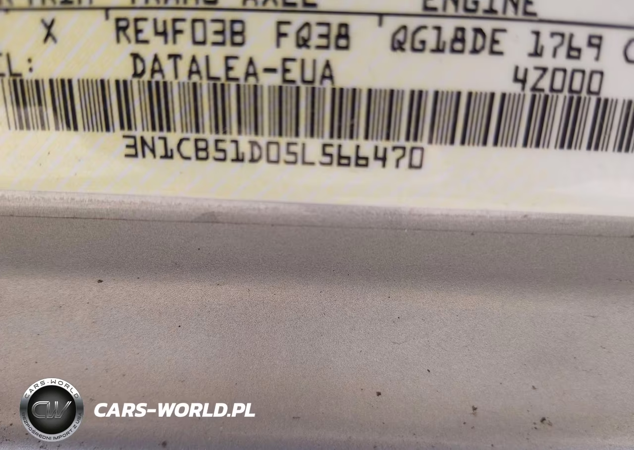 2005 Nissan Sentra 1.8S VIN:3N1CB51D05L566470 - 9