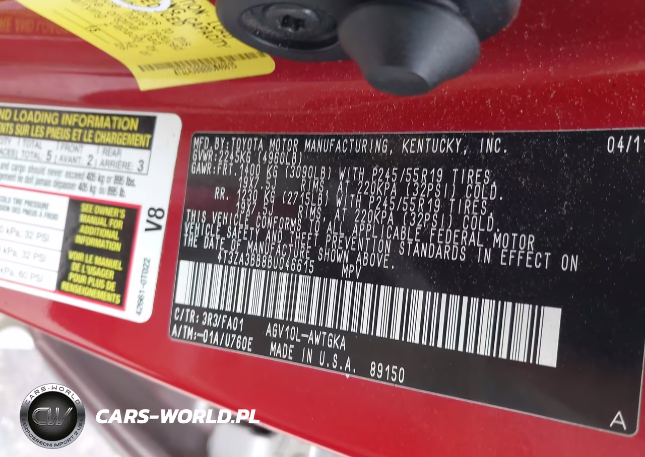 2011 Toyota Venza VIN:4T3ZA3BB8BU046615 - 9