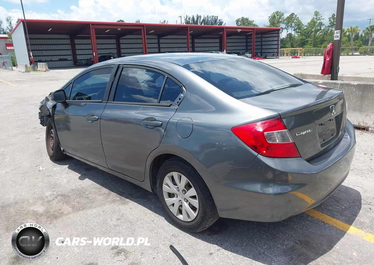 2012 Honda Civic Lx VIN:19XFB2F59CE040124 - 3