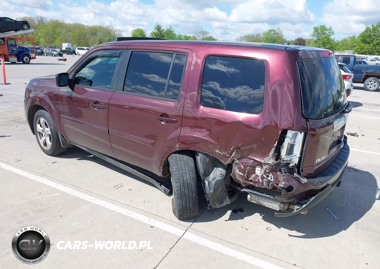 2013 Honda Pilot Ex-L VIN:5FNYF4H73DB039246 - 3