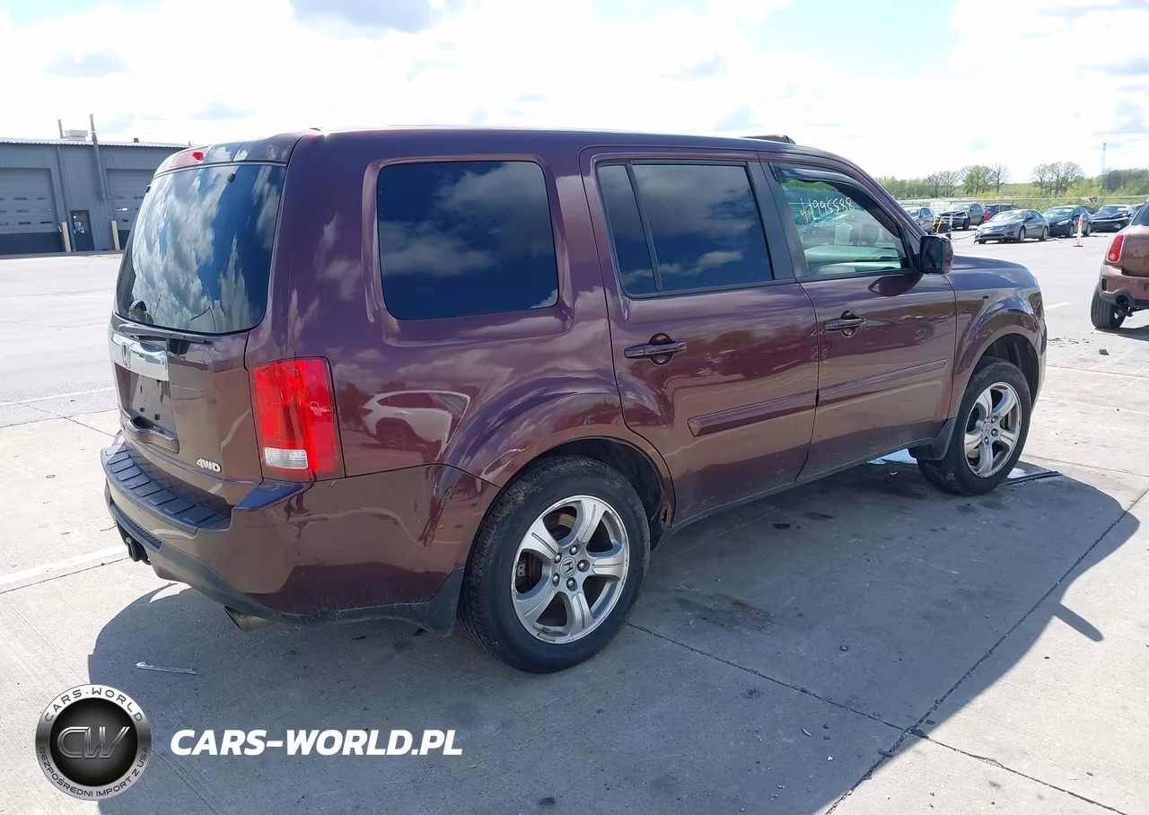 2013 Honda Pilot Ex-L VIN:5FNYF4H73DB039246 - 4