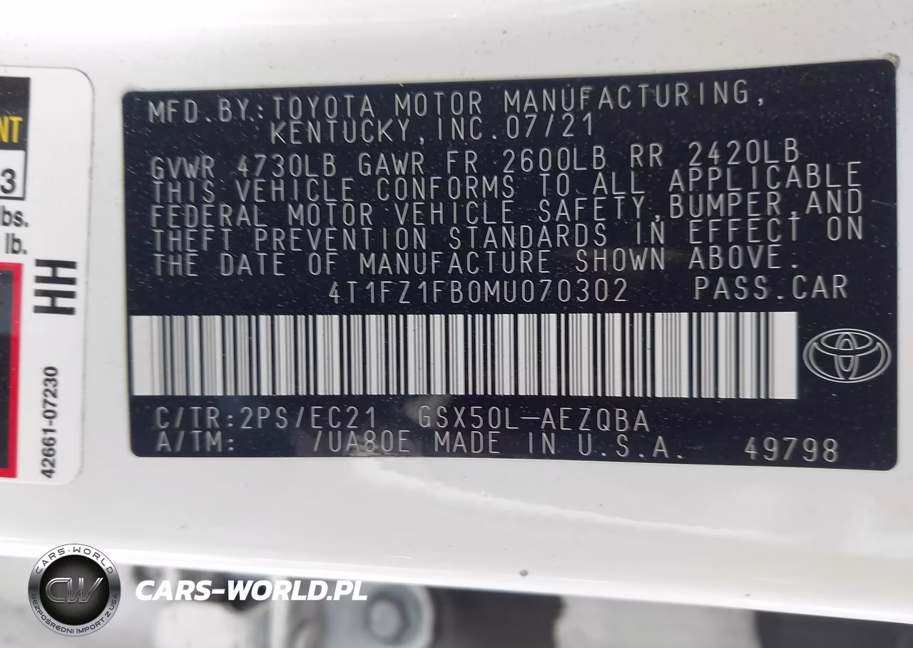 2021 Toyota Avalon Trd VIN:4T1FZ1FB0MU070302 - 9