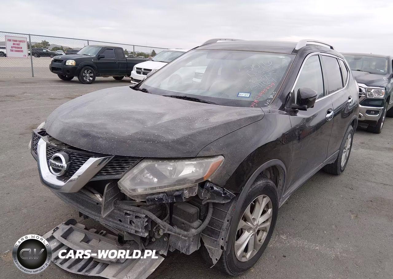 2016 Nissan Rogue Sv VIN:5N1AT2MN9GC731169 - 2