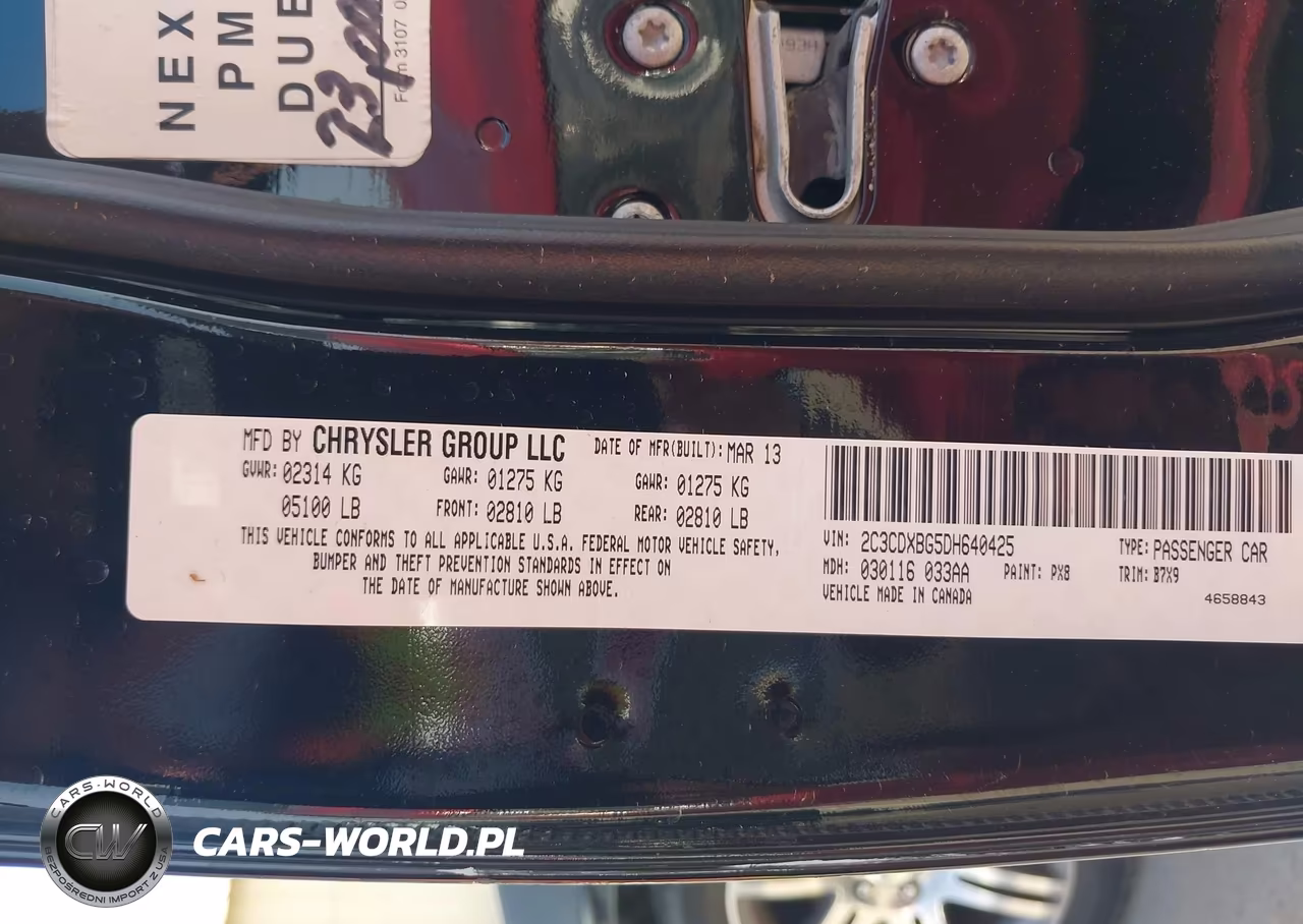 2013 Dodge Charger Se VIN:2C3CDXBG5DH640425 - 9