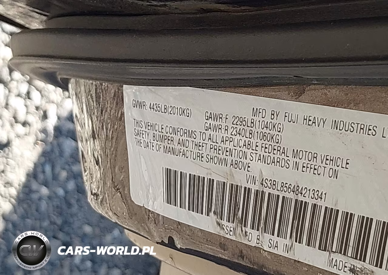 2008 Subaru Legacy 3.0R Limited VIN:4S3BL856484213341 - 9