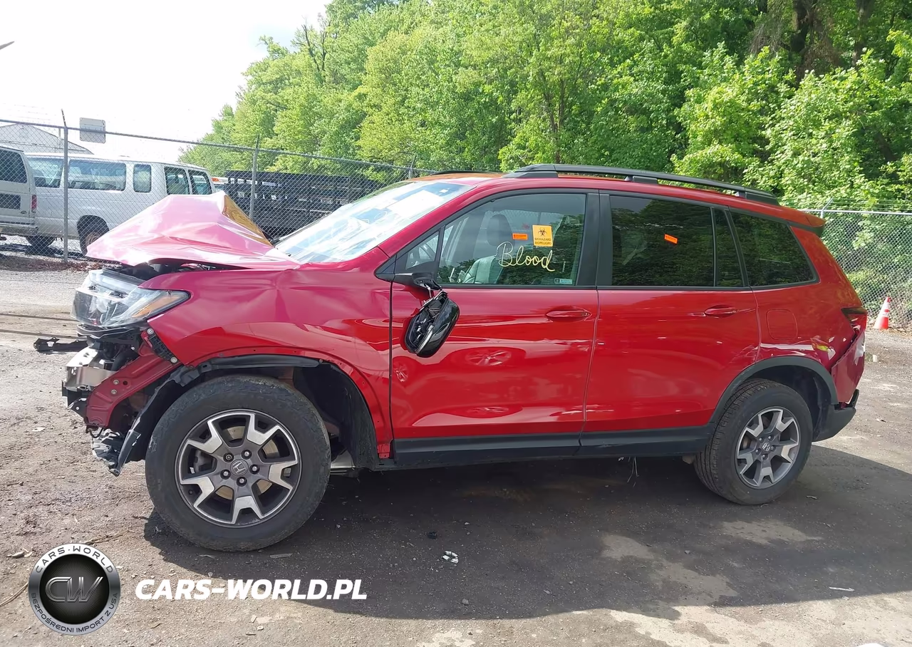 2022 Honda Passport Awd Trailsport VIN:5FNYF8H6XNB012769 - 14